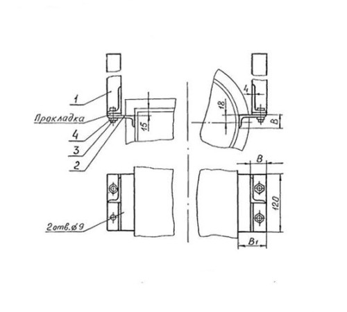 Подвески судовых трубопроводов Тип 4 в Барановичах