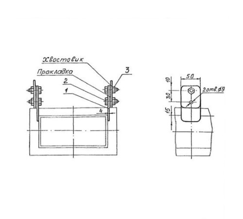 Подвески судовых трубопроводов Тип 3 в Барановичах