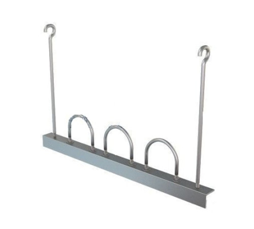 Подвески трех труб на опорном уголке в Барановичах