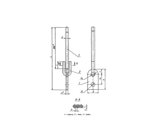 Тяги с серьгой для подвесок трубопроводов в Барановичах