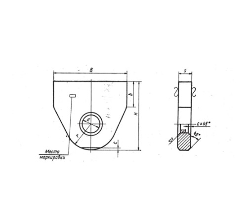 Проушины подвесок стальных трубопроводов в Барановичах