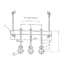 Крепление трех и более трубопроводов
