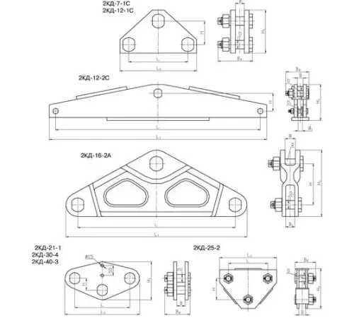 Коромысла типа 2К для ЛЭП в Барановичах с доставкой по Беларуси