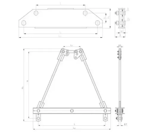 Коромысла типа 2КД2 в Барановичах для воздушных ЛЭП
