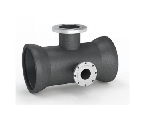 Тройники раструб-фланец с пожарной подставкой чугунные в Барановичах