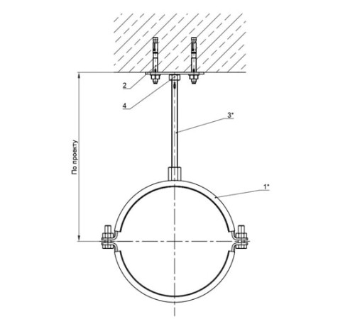 Крепления трубопроводов к перекрытию в Барановичах для юрлиц