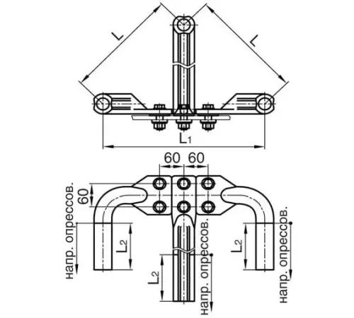 Аппаратные зажимы 3А2А в Барановичах для ЛЭП