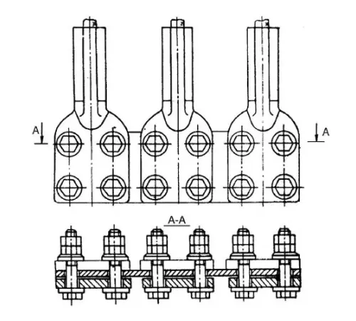 Аппаратные зажимы типа 3А4А в Барановичах для ЛЭП
