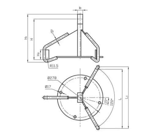 Коромысла лучевые типа КУ для ЛЭП в Барановичах