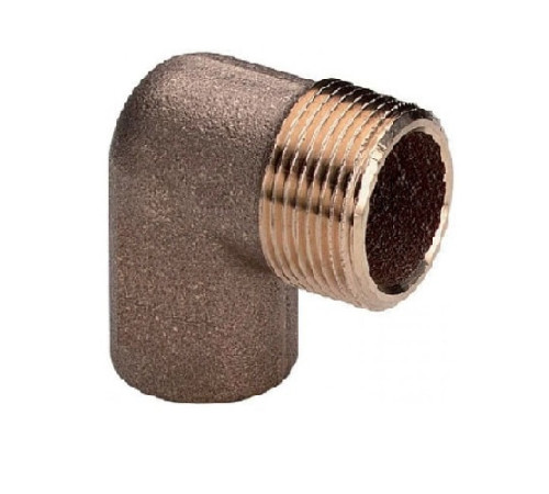 Медные угловые переходы с наружной резьбой в Барановичах