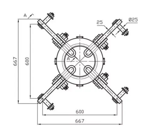 Коромысла лучевые типа КЛ в Барановичах для ЛЭП