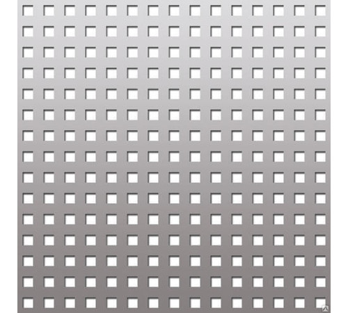 Перфорированные листы Qg с квадратными отверстиями 1х2м в Барановичах