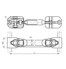 Распорки дистанционные типа РГУ