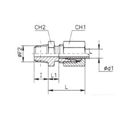 Штуцеры ввертные с конической резьбой TN93 в Барановичах