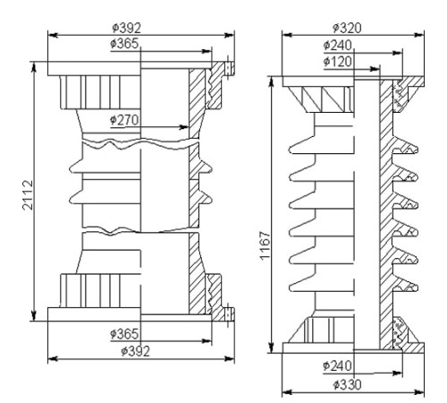 Армированные покрышки ПВМО для выключателей в Барановичах