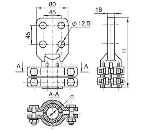 Аппаратные зажимы АШМ в Барановичах для ЛЭП