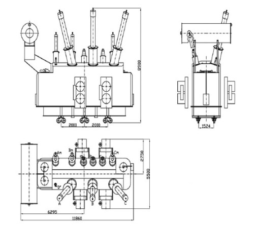 Силовые автотрансформаторы 220-500 кВ в Барановичах