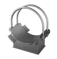 Двуххомутовые неподвижные опоры