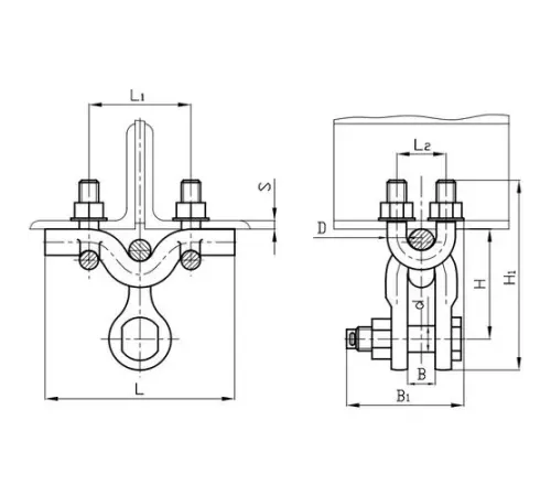 Узлы крепления типа КГ для ЛЭП в Барановичах