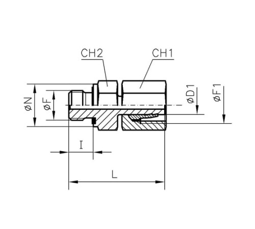 Штуцеры ввертные с уплотнением TN126 GG-M в Барановичах