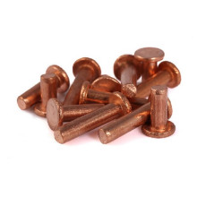 Медные заклепки с плоской головкой