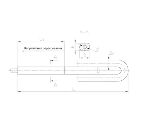 Натяжные прессуемые зажимы типа НС в Барановичах