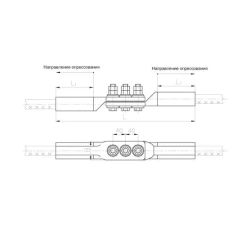 Переходные зажимы типа ПАС для ЛЭП в Барановичах и Беларуси