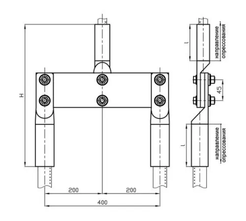 Переходные зажимы ППТ для ЛЭП в Барановичах и Беларуси