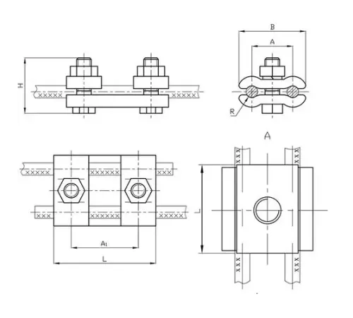 Плашечные зажимы типа ПС для ЛЭП в Барановичах