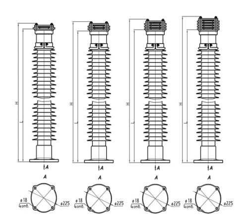Шинные опоры ШО 110-132 кВ в Барановичах для юрлиц
