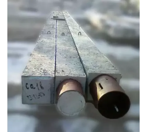 Сваи квадратного сечения с круглой полостью в Барановичах