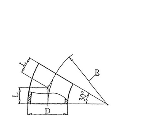 Теплоизоляционные отводы 30 градусов в Барановичах