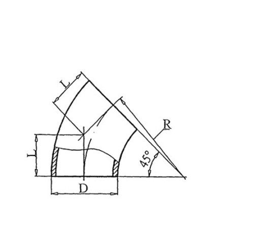 Теплоизоляционные отводы 45 градусов в Барановичах