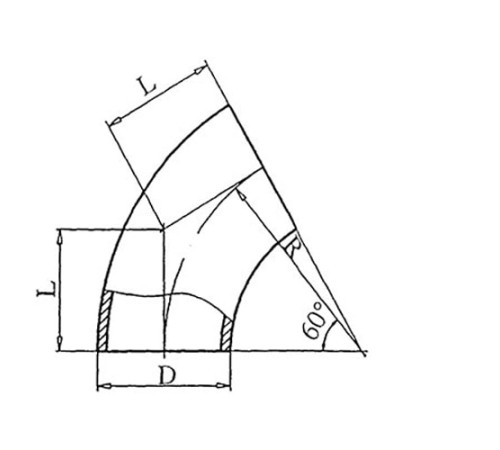 Теплоизоляционные отводы 60 градусов в Барановичах