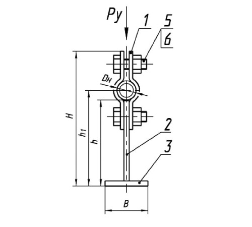 Опоры ТПР.05.06.00.000 для трубопроводов в Барановичах