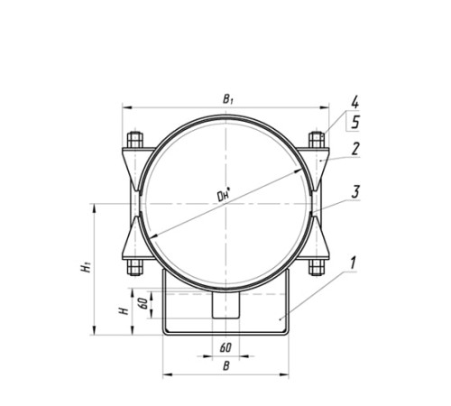 Опоры ТПР.05.19(2) для трубопроводов в Барановичах