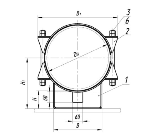 Опоры ТПР.06.34 для трубопроводов в Барановичах и Беларуси