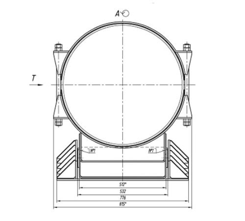 Опоры ТПР.08.13.00.000 в Барановичах для трубопроводов