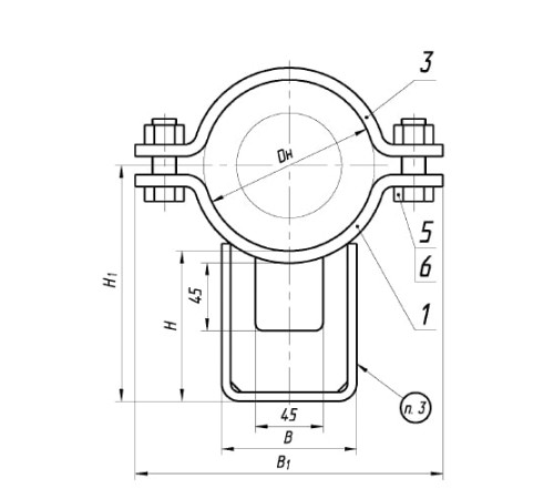 Опоры ТПР.08.71(1).00.000 в Барановичах для трубопроводов