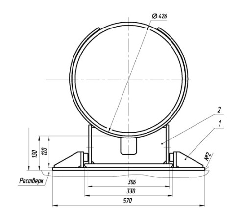 Опоры ТПР для трубопроводов в Барановичах и Беларуси