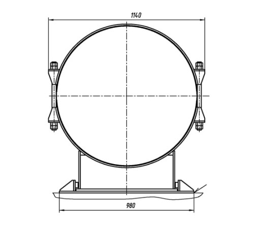 Опоры ТПР.14.05.00.000 в Барановичах для трубопроводов