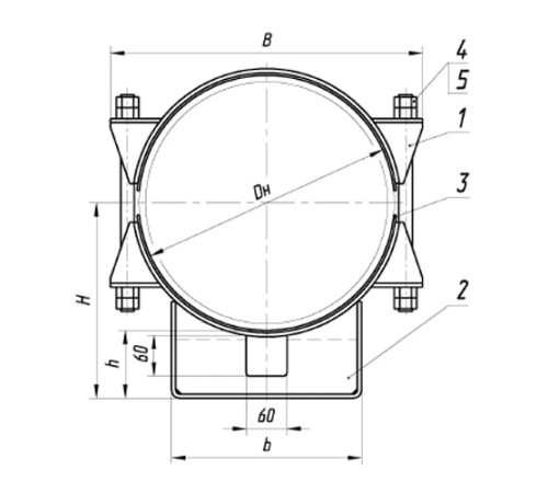 Опоры ТПР.14.45.00.000 в Барановичах для трубопроводов