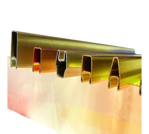 Декоративные латунные профили в Барановичах для стекла