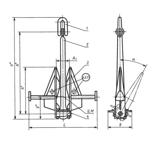 Якоря Матросова в Барановичах для судостроения