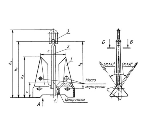 Якоря повышенной держащей силы в Барановичах для судостроения