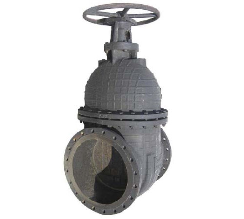 Задвижки клиновые чугунные фланцевые с редуктором в Барановичах